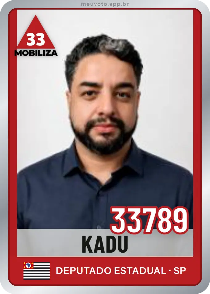 Carta de Kadu, número 33789, Mobiliza