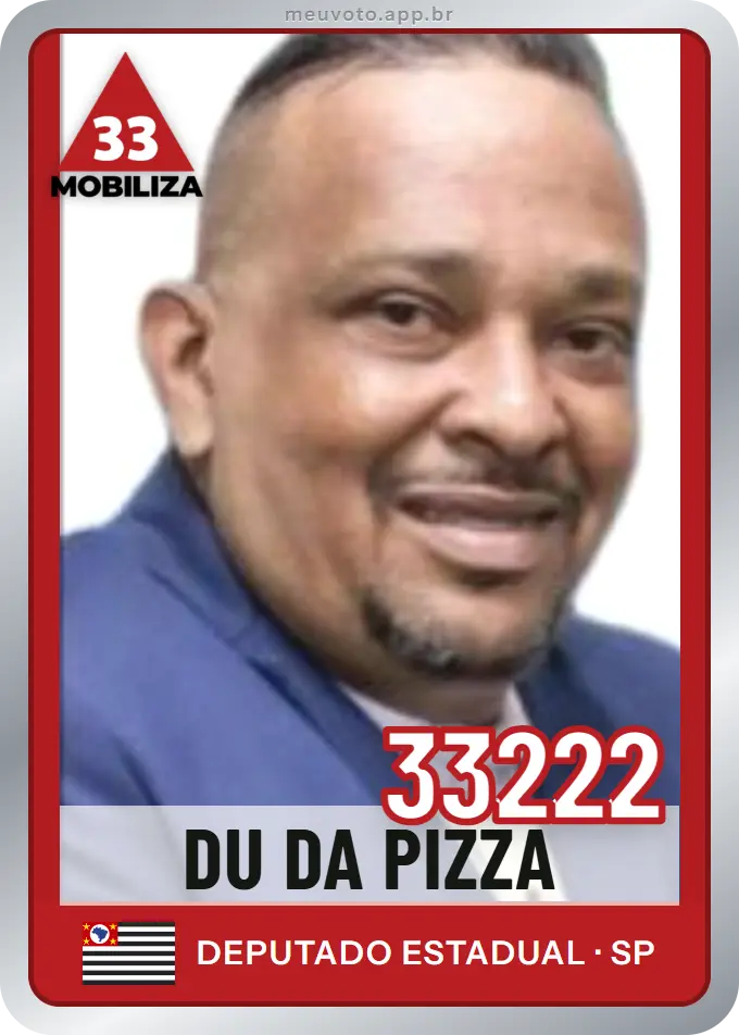 Carta de Du da Pizza, número 33222, Mobiliza