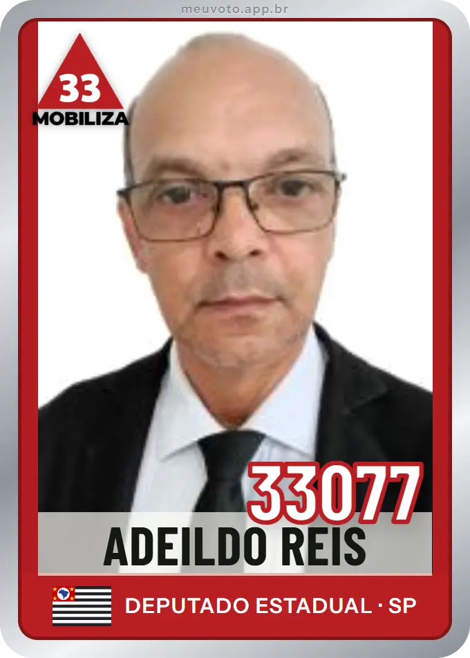 Carta de Adeildo Reis, número 33077, Mobiliza