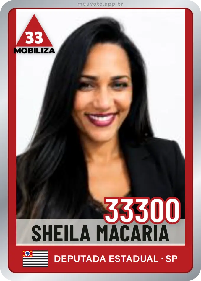 Carta de Sheila Macaria, número 33300, Mobiliza