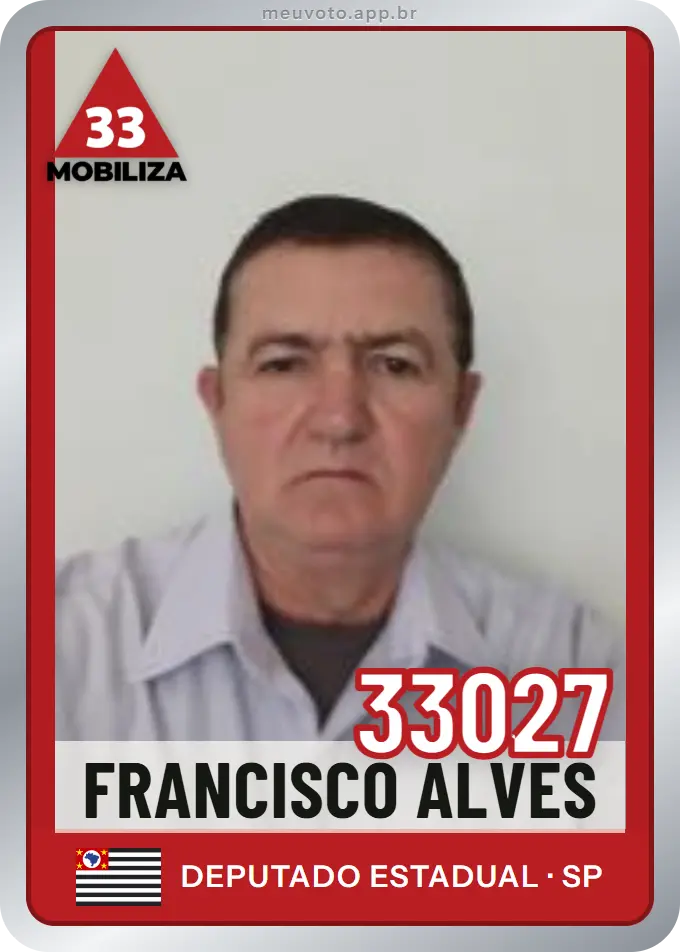 Carta de Francisco Alves, número 33027, Mobiliza