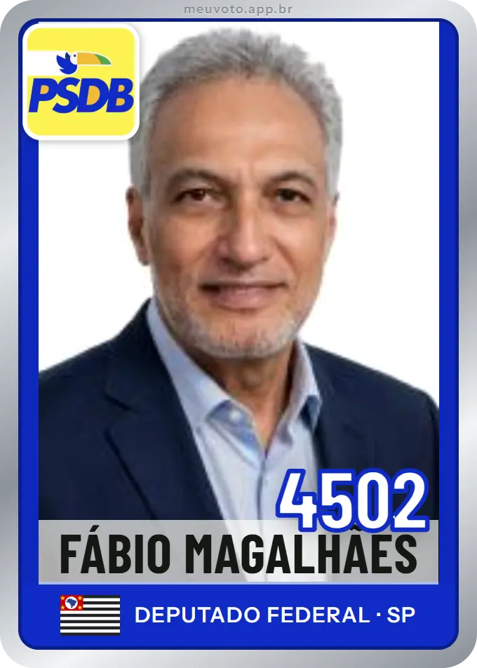 Carta de Fábio Magalhães, número 4502, PSDB
