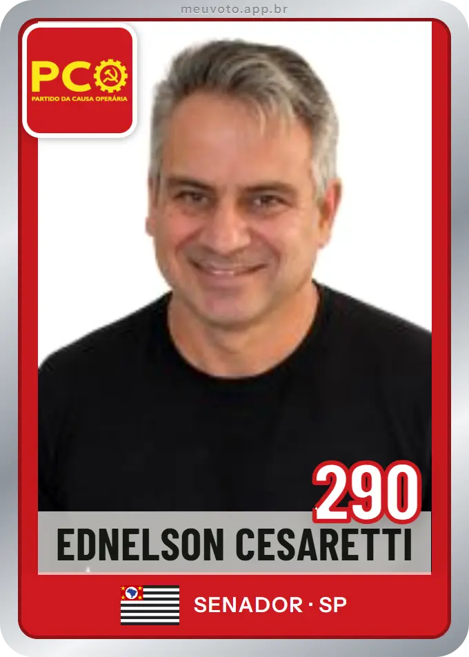 Carta de Ednelson Cesaretti, número 290, PCO