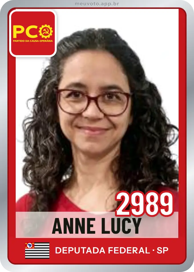 Carta de Anne Lucy, número 2989, PCO