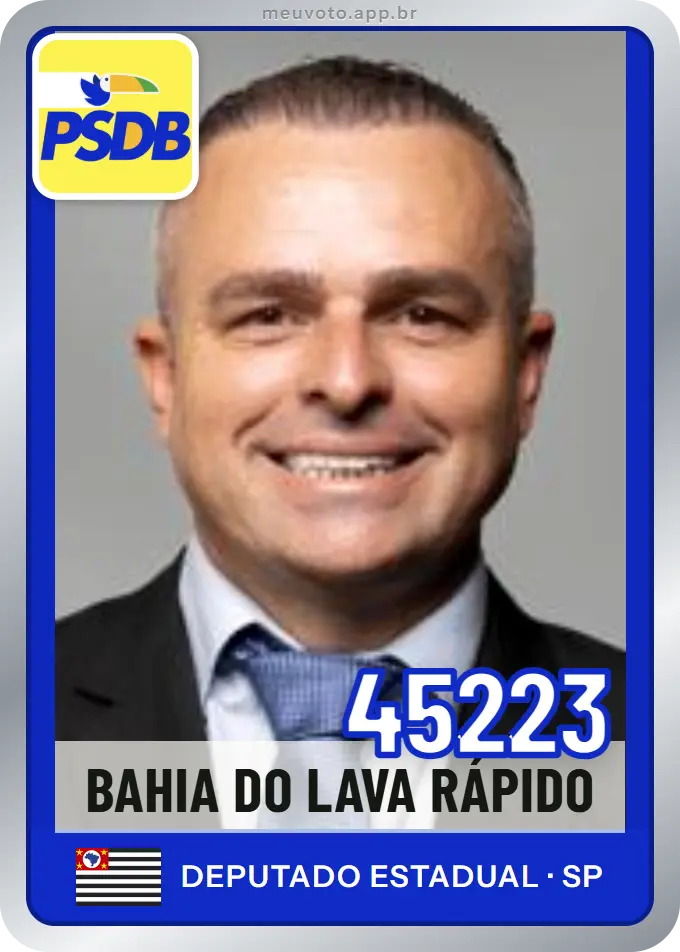 Carta de Bahia do Lava Rápido, número 45223, PSDB