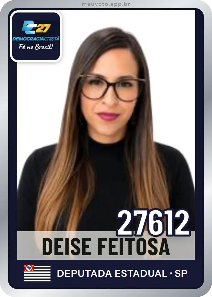 Carta de Deise Feitosa, número 27612, DC