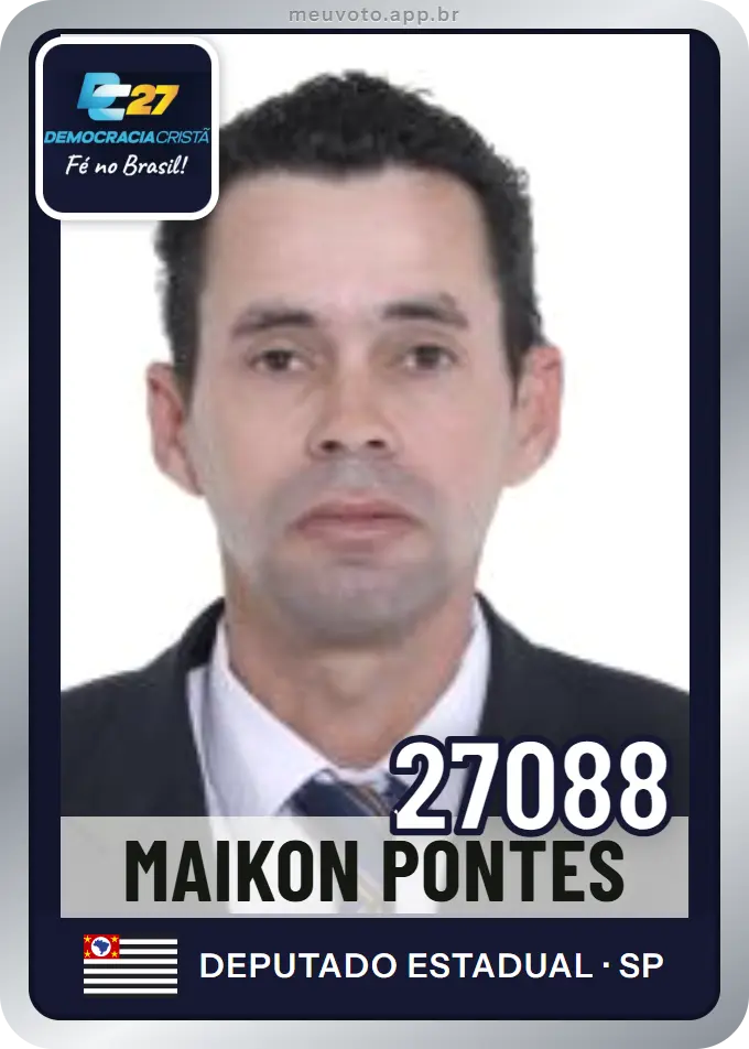 Carta de Maikon Pontes, número 27088, DC
