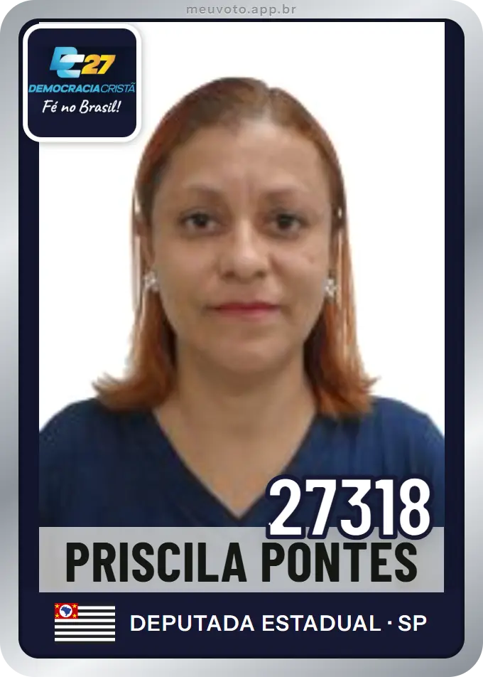 Carta de Priscila Pontes, número 27318, DC