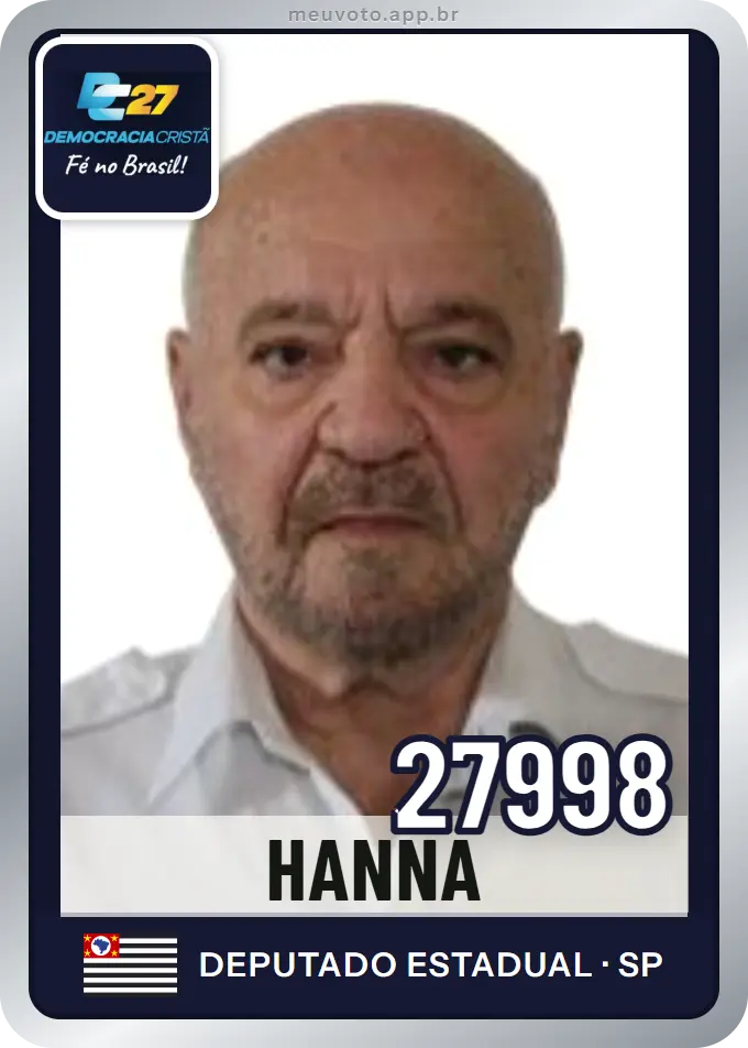 Carta de Hanna, número 27998, DC