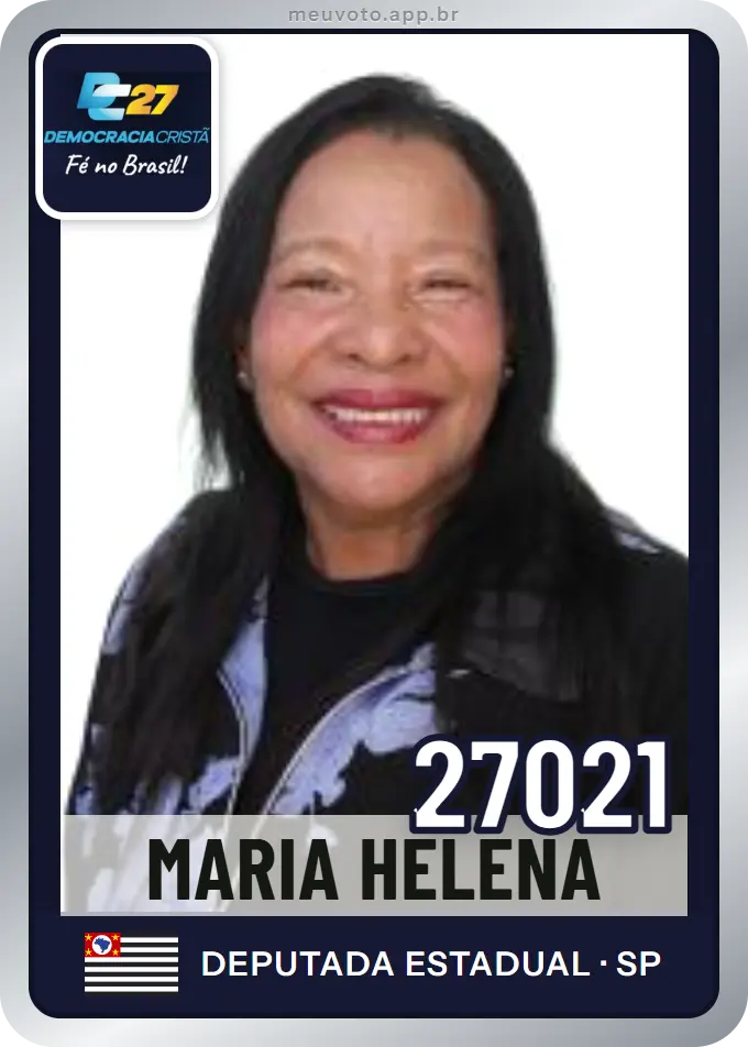 Carta de Maria Helena, número 27021, DC