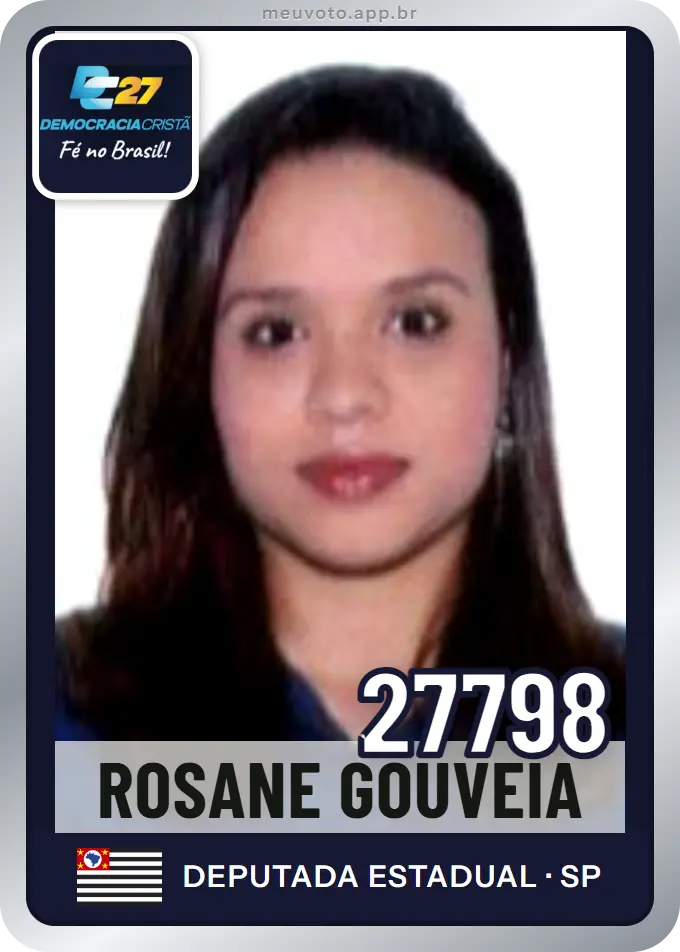 Carta de Rosane Gouveia, número 27798, DC