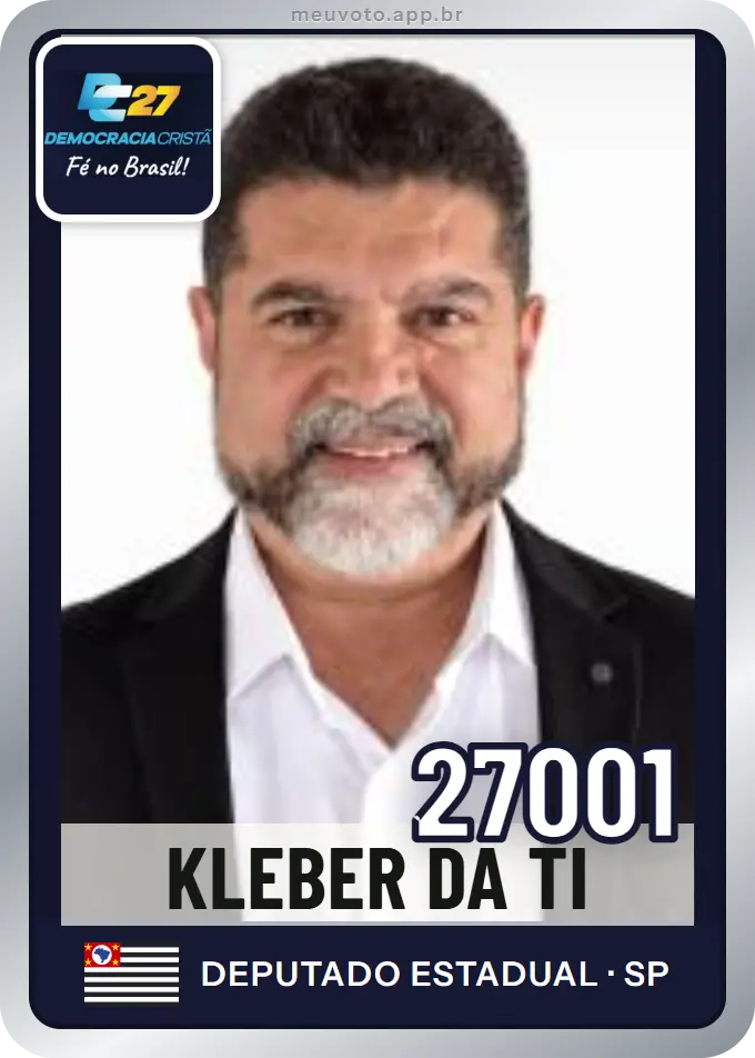 Carta de Kleber da Ti, número 27001, DC
