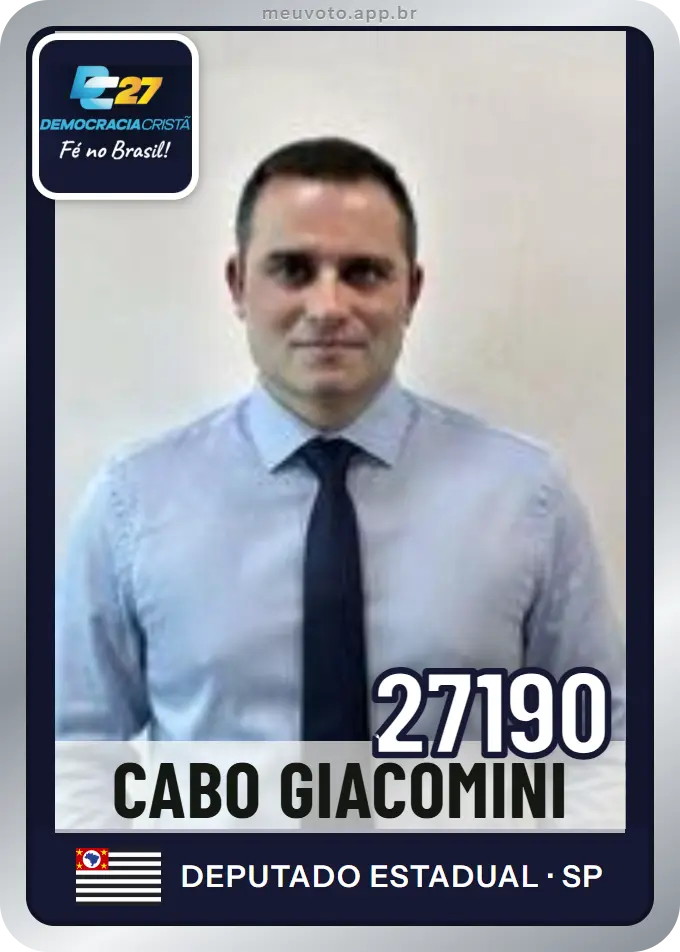 Carta de Cabo Giacomini, número 27190, DC