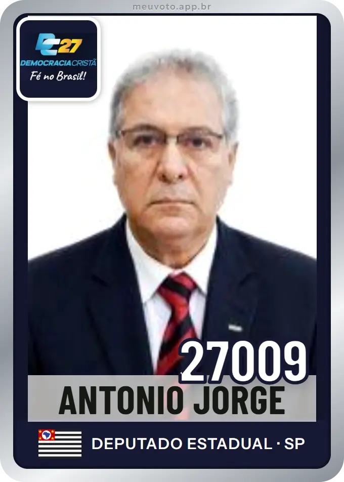 Carta de Antonio Jorge, número 27009, DC