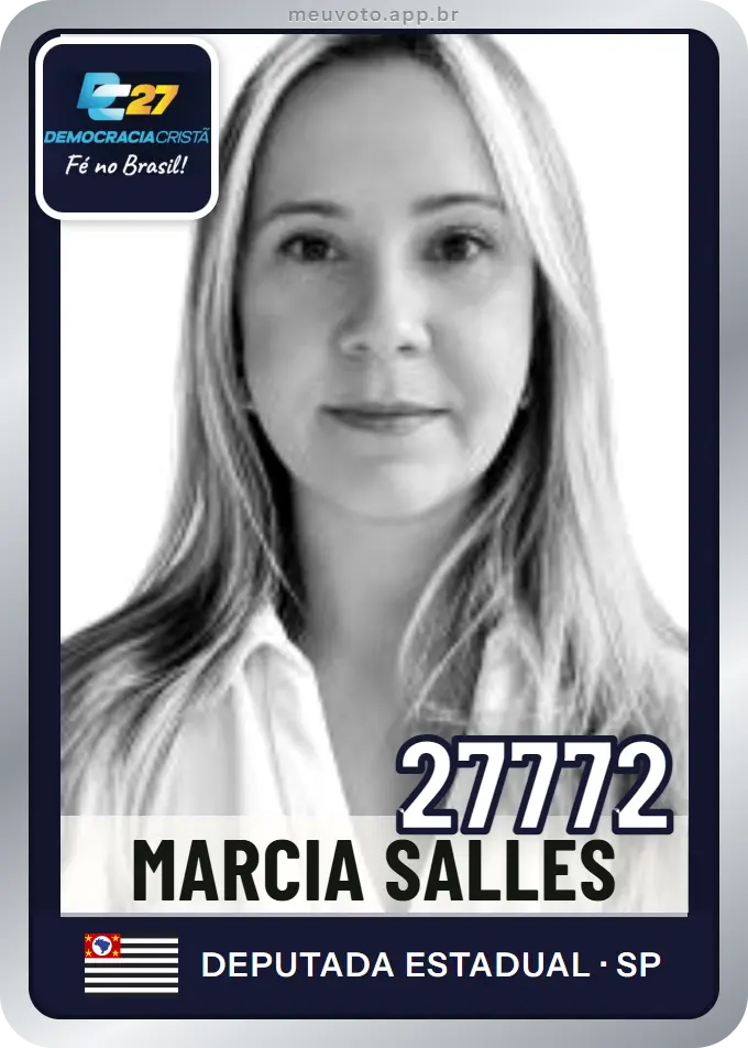 Carta de Marcia Salles, número 27772, DC