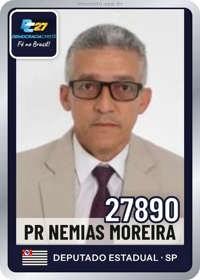Carta de Pr Nemias Moreira, número 27890, DC