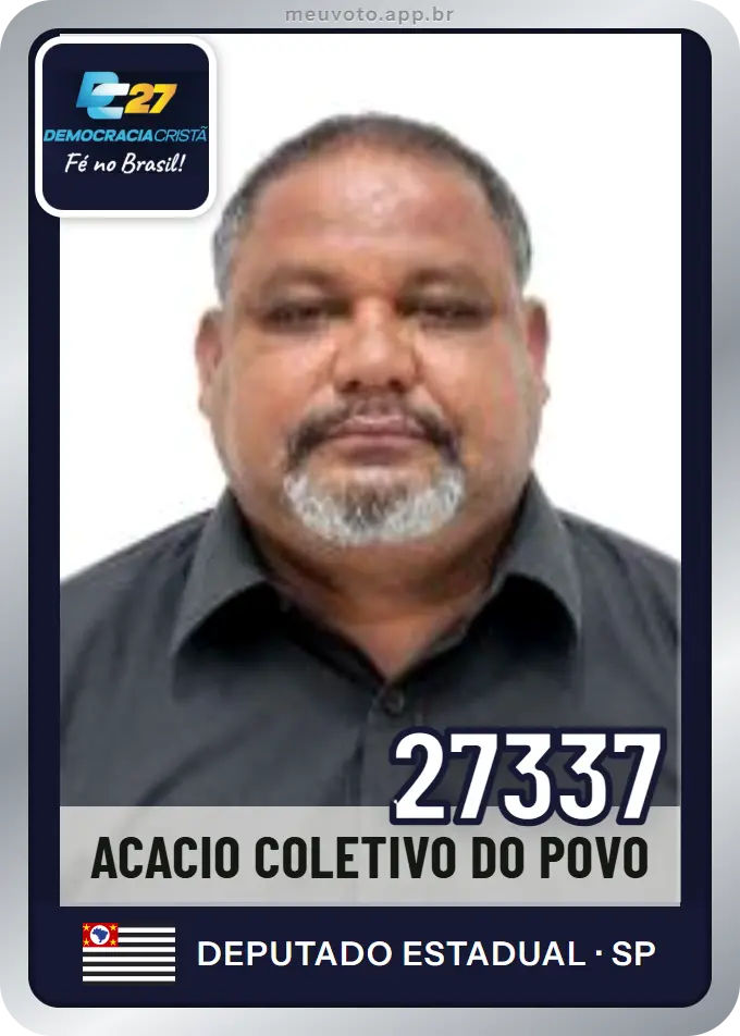Carta de Acacio Coletivo do Povo, número 27337, DC