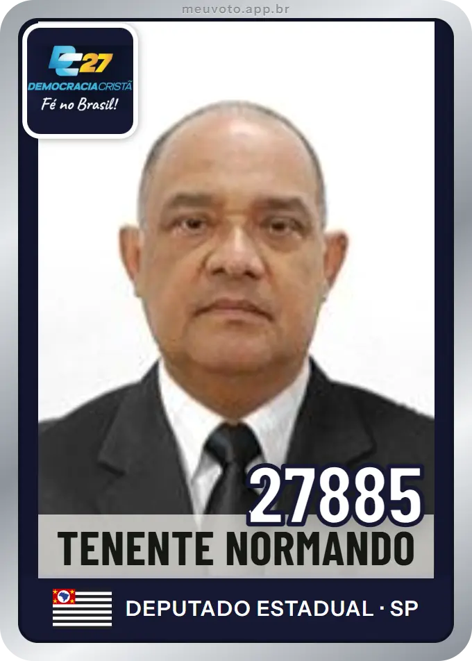 Carta de Tenente Normando, número 27885, DC