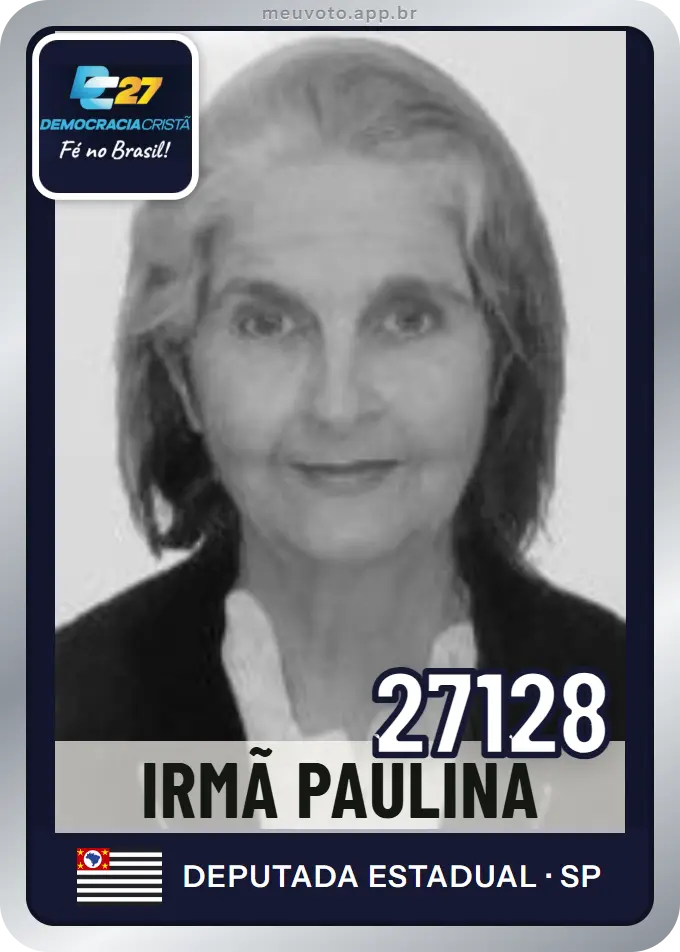 Carta de Irmã Paulina, número 27128, DC