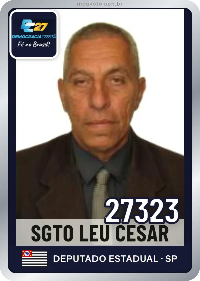 Carta de Sgto Leu Cesar, número 27323, DC