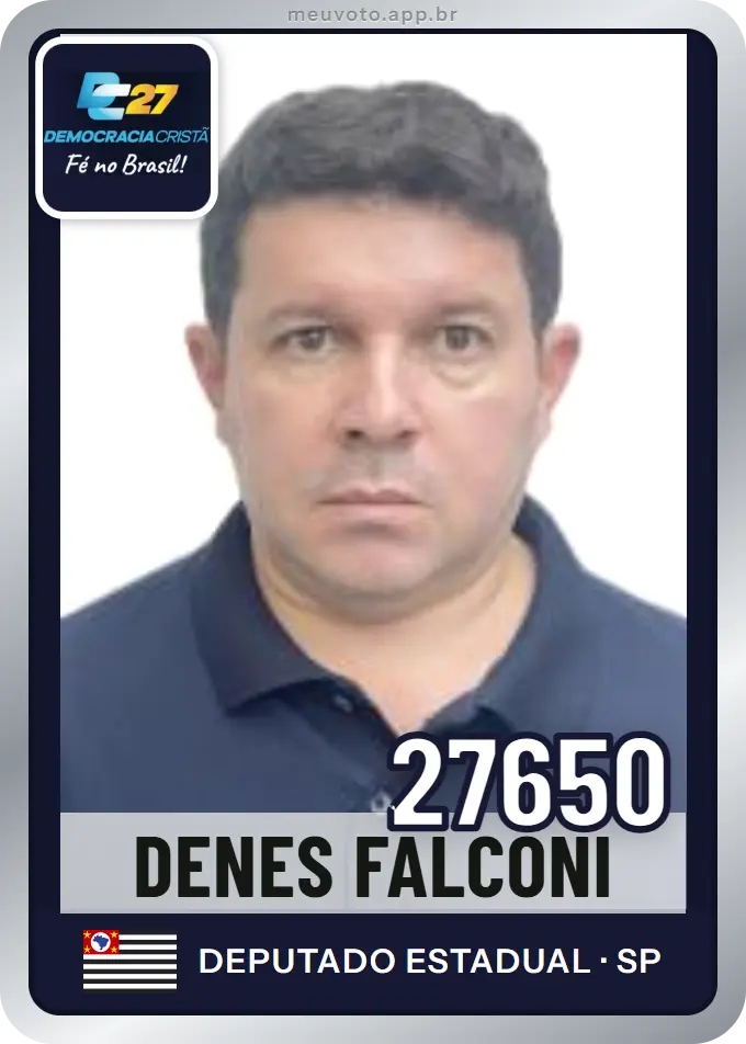 Carta de Denes Falconi, número 27650, DC