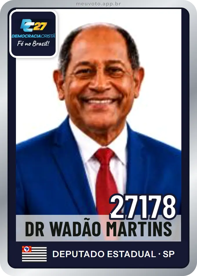 Carta de Dr Wadão Martins, número 27178, DC