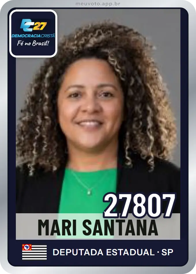 Carta de Mari Santana, número 27807, DC