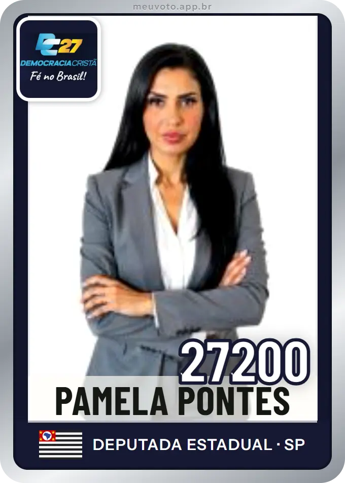 Carta de Pamela Pontes, número 27200, DC