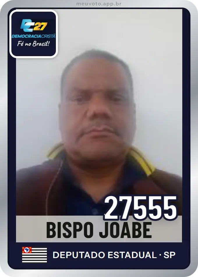 Carta de Bispo Joabe, número 27555, DC