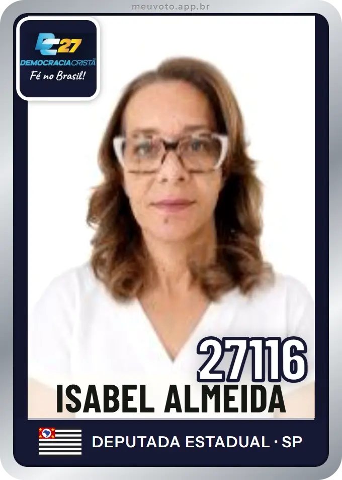 Carta de Isabel Almeida, número 27116, DC