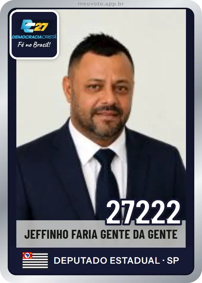 Carta de Jeffinho Faria Gente da Gente, número 27222, DC