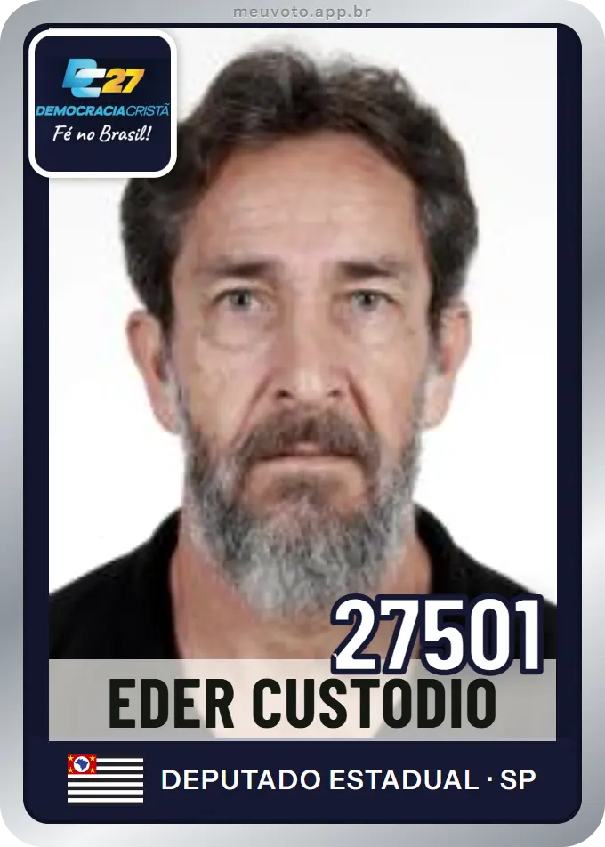 Carta de Eder Custodio, número 27501, DC