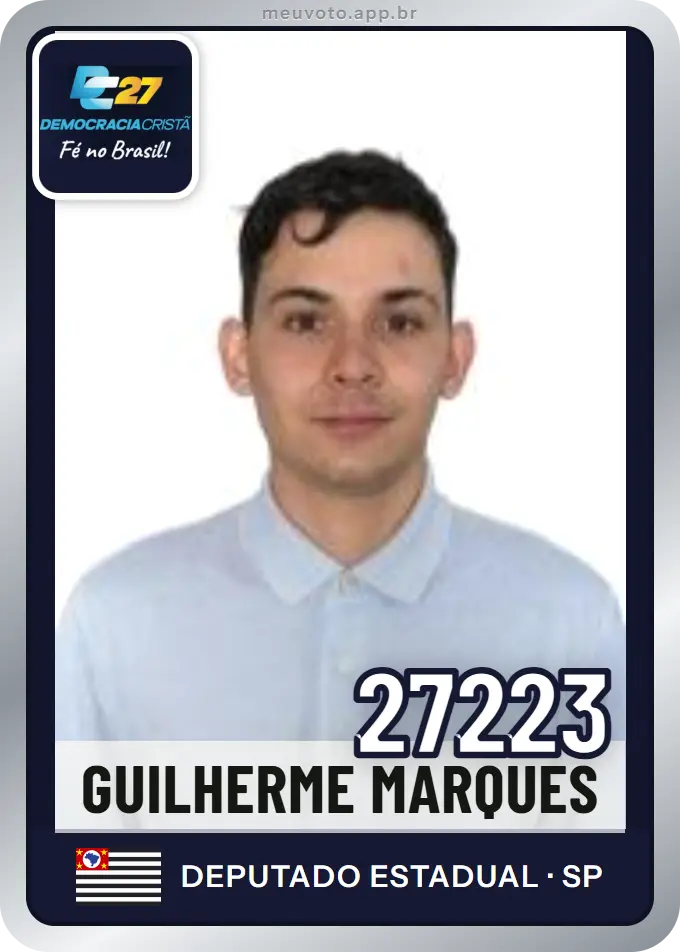 Carta de Guilherme Marques, número 27223, DC