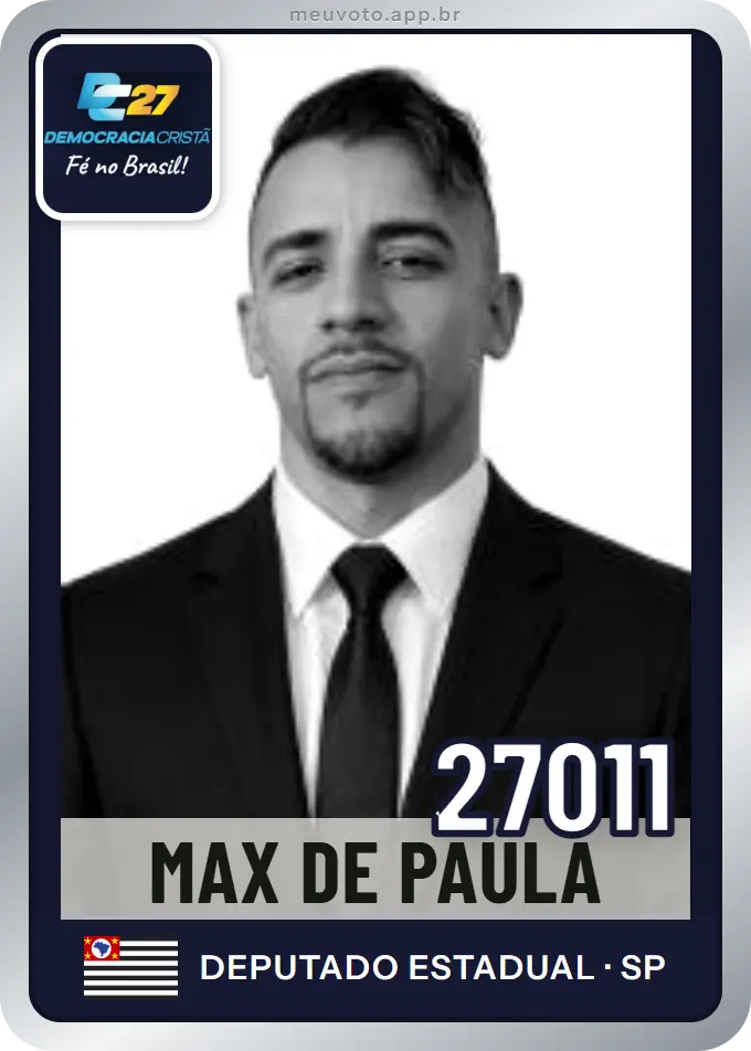 Carta de Max de Paula, número 27011, DC
