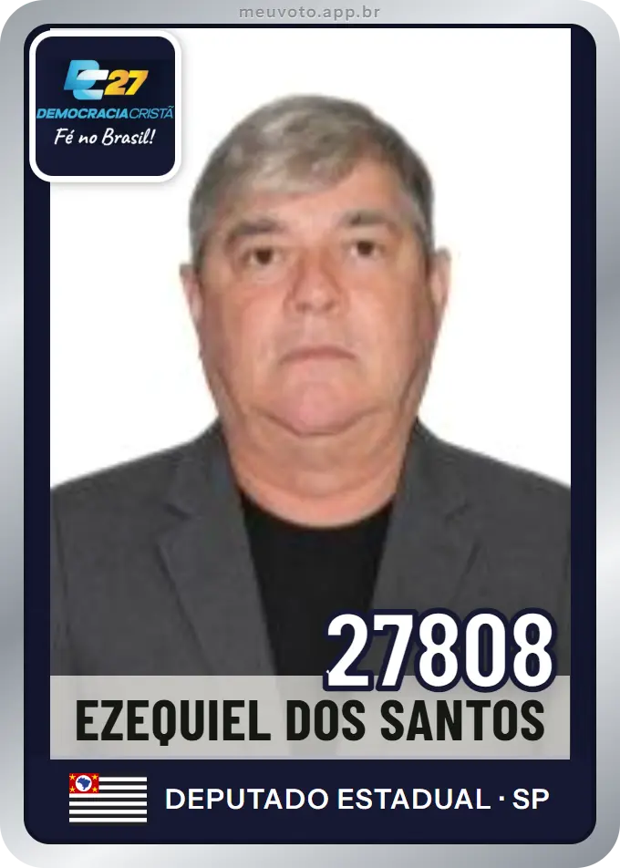 Carta de Ezequiel dos Santos, número 27808, DC