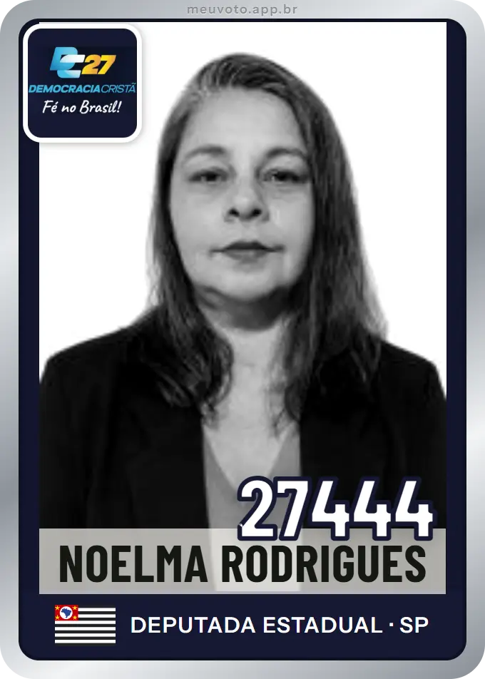 Carta de Noelma Rodrigues, número 27444, DC