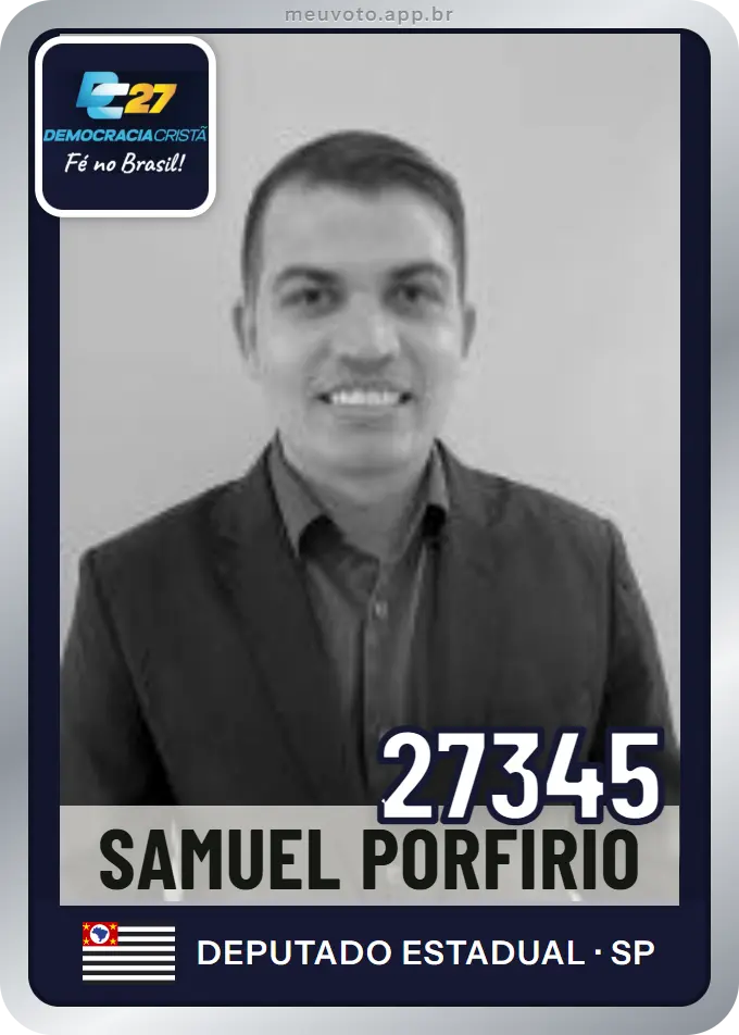 Carta de Samuel Porfirio, número 27345, DC