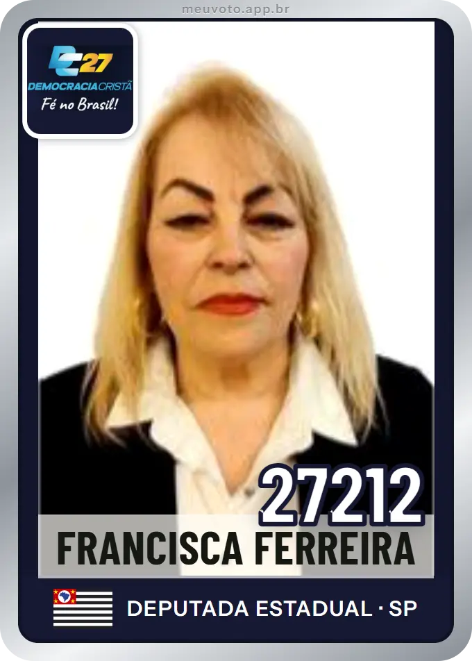 Carta de Francisca Ferreira, número 27212, DC