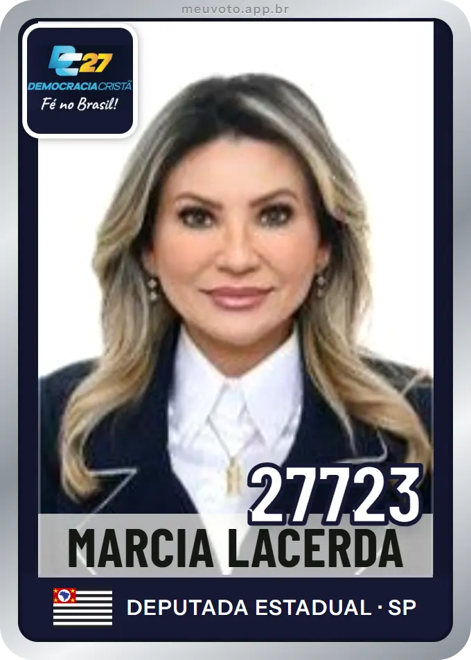 Carta de Marcia Lacerda, número 27723, DC
