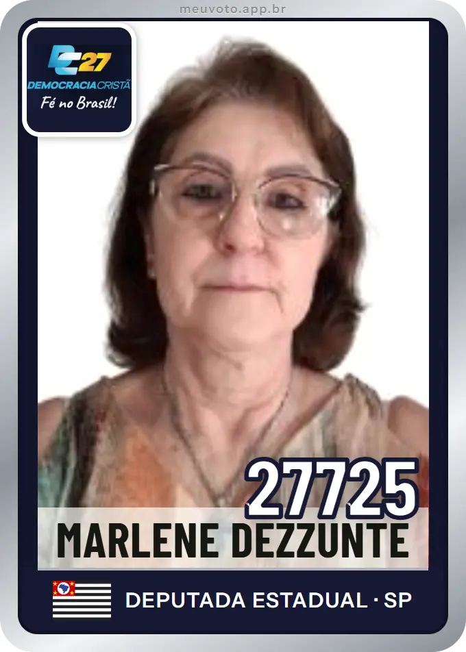 Carta de Marlene Dezzunte, número 27725, DC