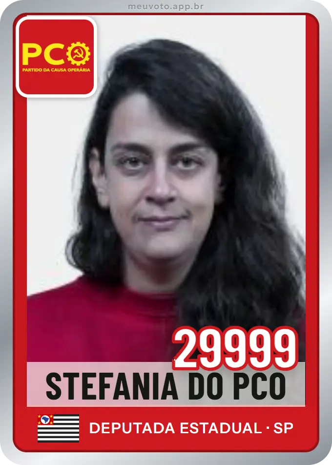 Carta de Stefania do Pco, número 29999, PCO