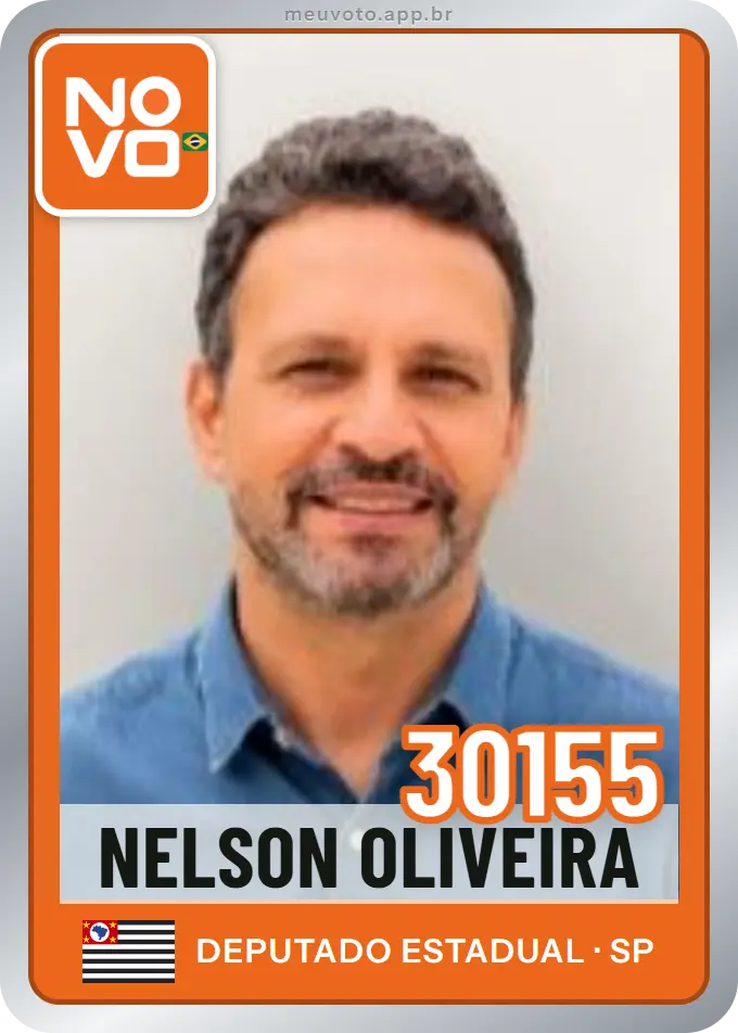 Carta de Nelson Oliveira, número 30155, Novo