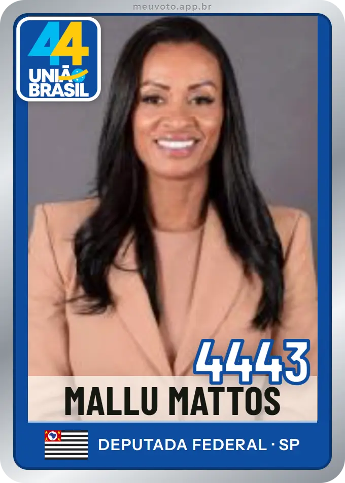 Carta de Mallu Mattos, número 4443, União