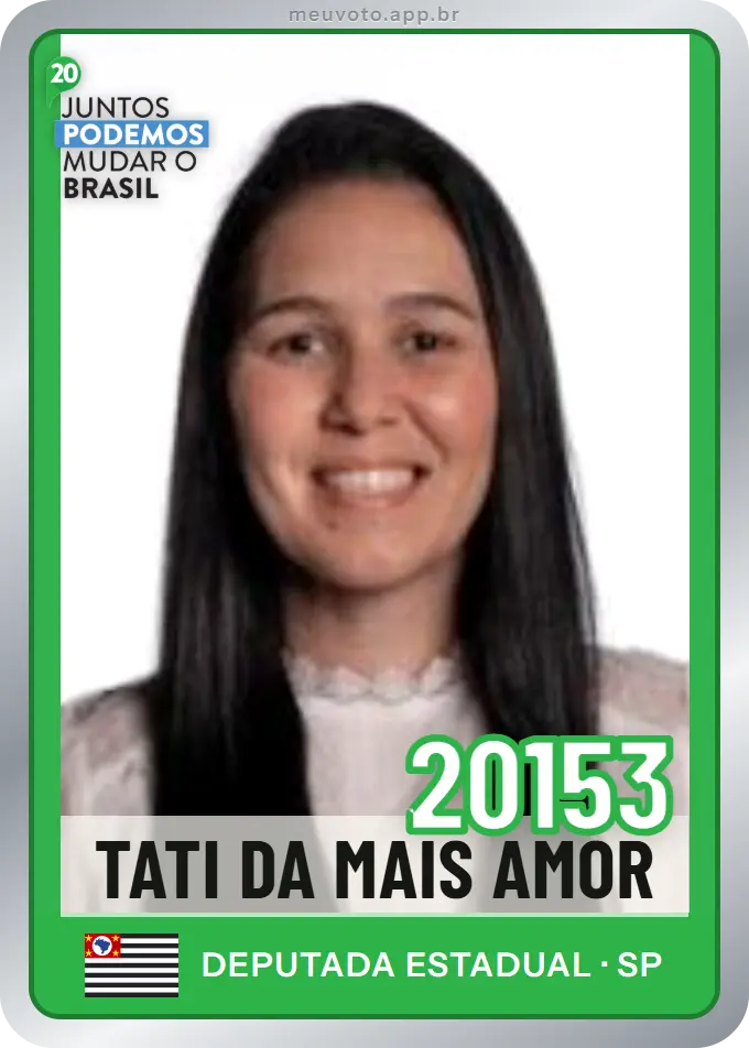 Carta de Tati da Mais Amor, número 20153, Podemos