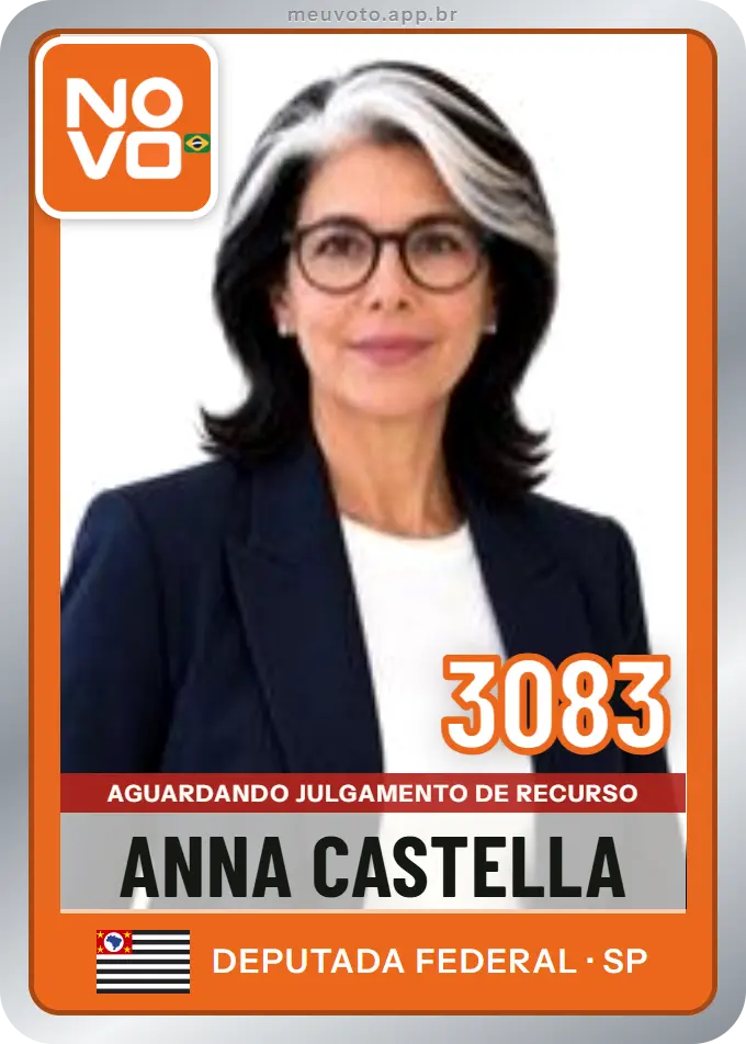 Carta de Anna Castella, número 3083, Novo