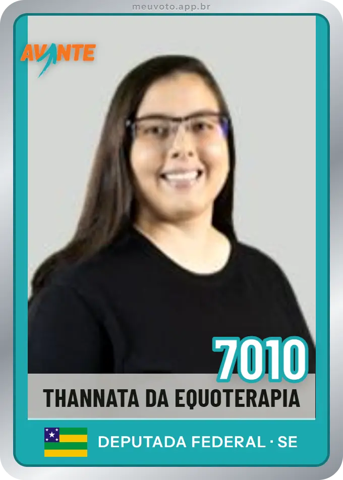 Carta de Thannata da Equoterapia, número 7010, Avante