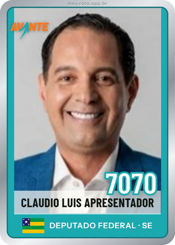Carta de Claudio Luis Apresentador, número 7070, Avante
