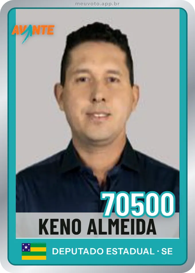 Carta de Keno Almeida, número 70500, Avante