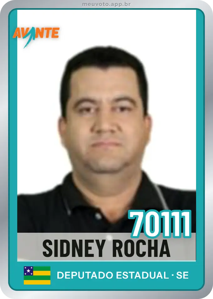 Carta de Sidney Rocha, número 70111, Avante