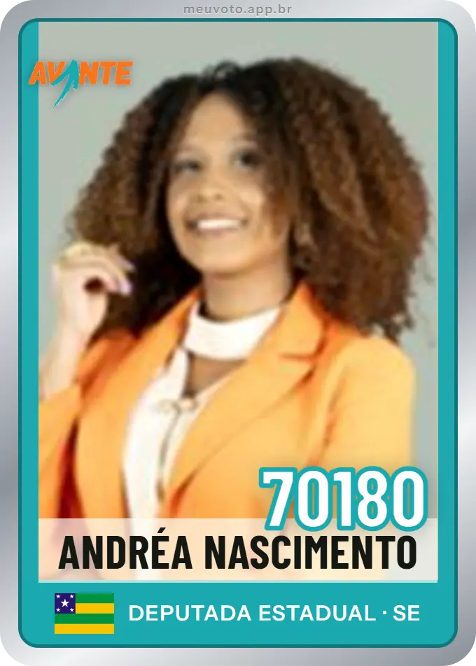 Carta de Andréa Nascimento, número 70180, Avante